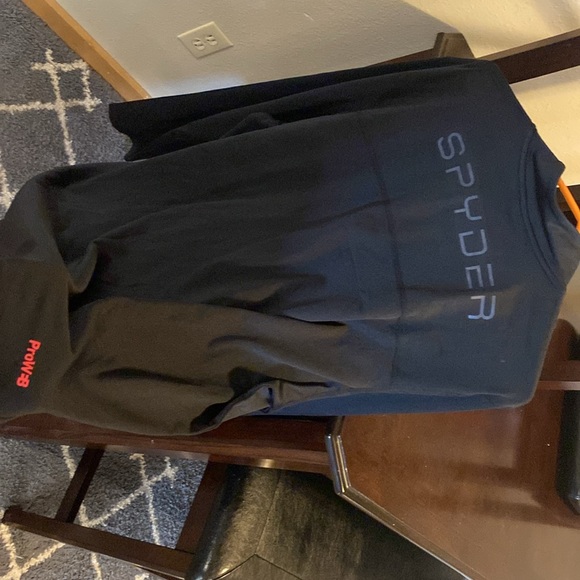 Spyder active XL Long sleeve workout fleece with neck zip. - Picture 5 of 6